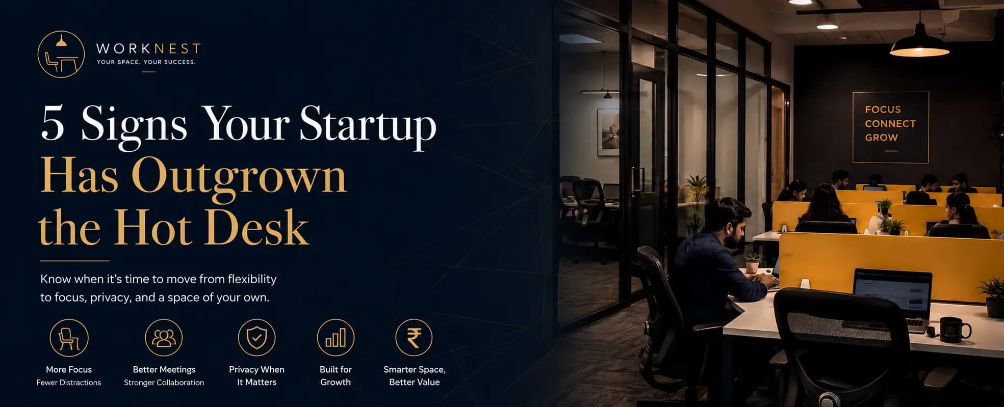 5 Signs Your startup has outgrown the hot desk