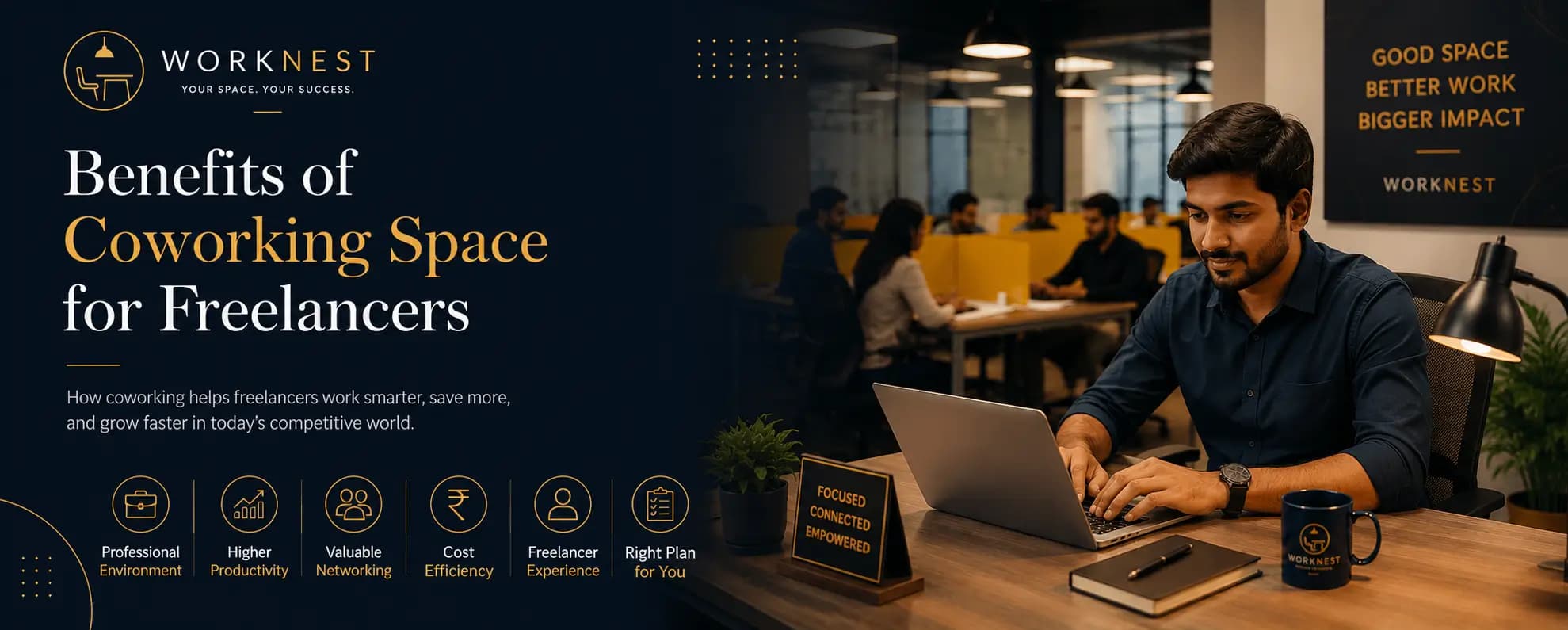 benefits of coworking space for freelancers